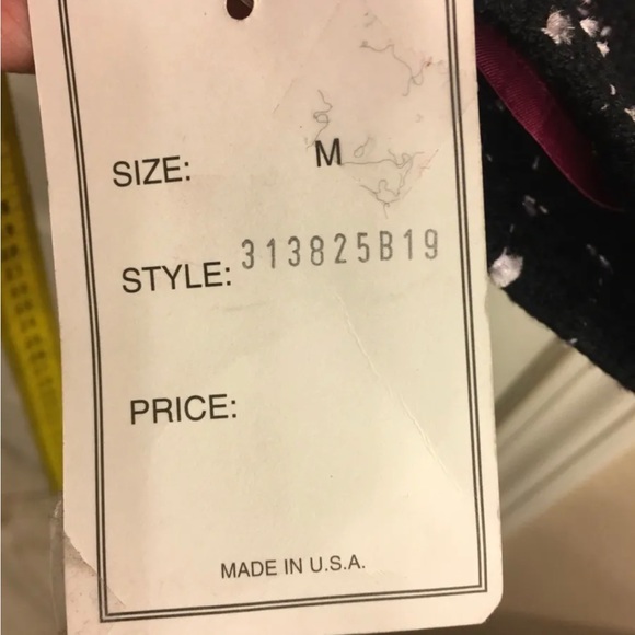 Women’s Blazer coat ‘Lily’ black white with pink Med vintage fitted made in USA - Picture 10 of 13